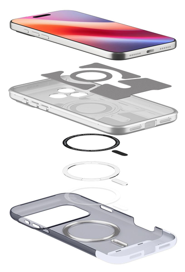 Spigen Classic C1 MagFit Apple iPhone 17 Pro Max Hoesje MagSafe Graphite afbeelding 8