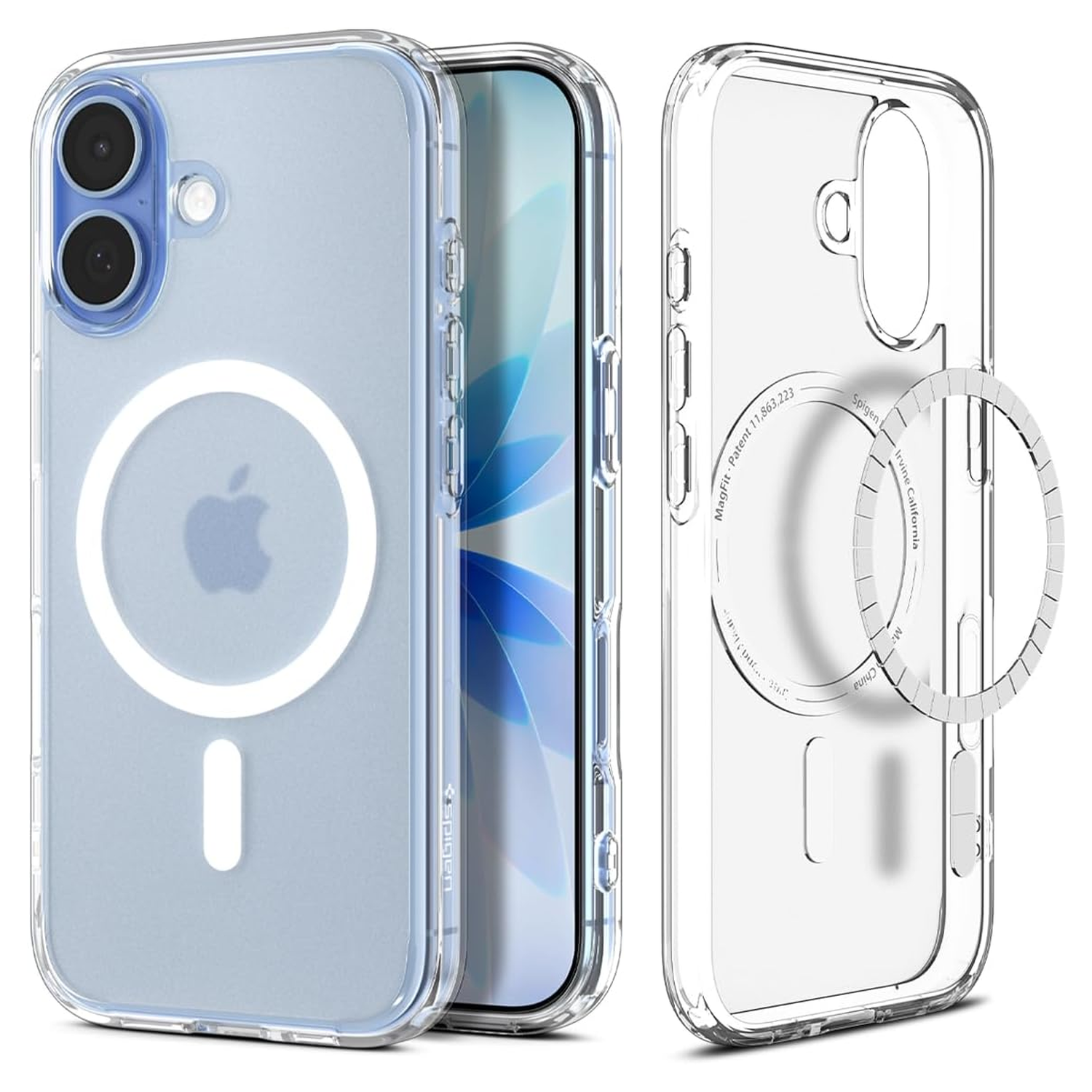 Spigen Ultra Hybrid MagFit Apple iPhone 17 Hoesje MagSafe Frost Wit afbeelding 1
