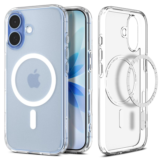 Spigen Ultra Hybrid MagFit Apple iPhone 17 Hoesje MagSafe Frost Wit afbeelding 1