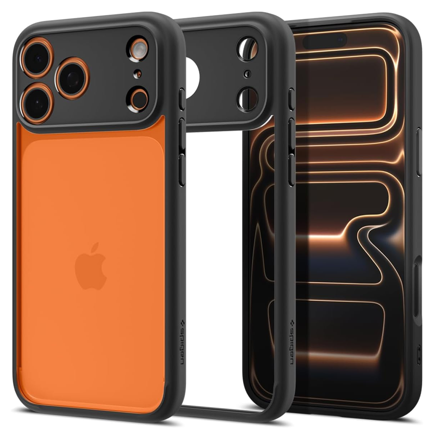 Spigen Ultra Hybrid Apple iPhone 17 Pro Max Hoesje Back Cover Matte Zwart afbeelding 1