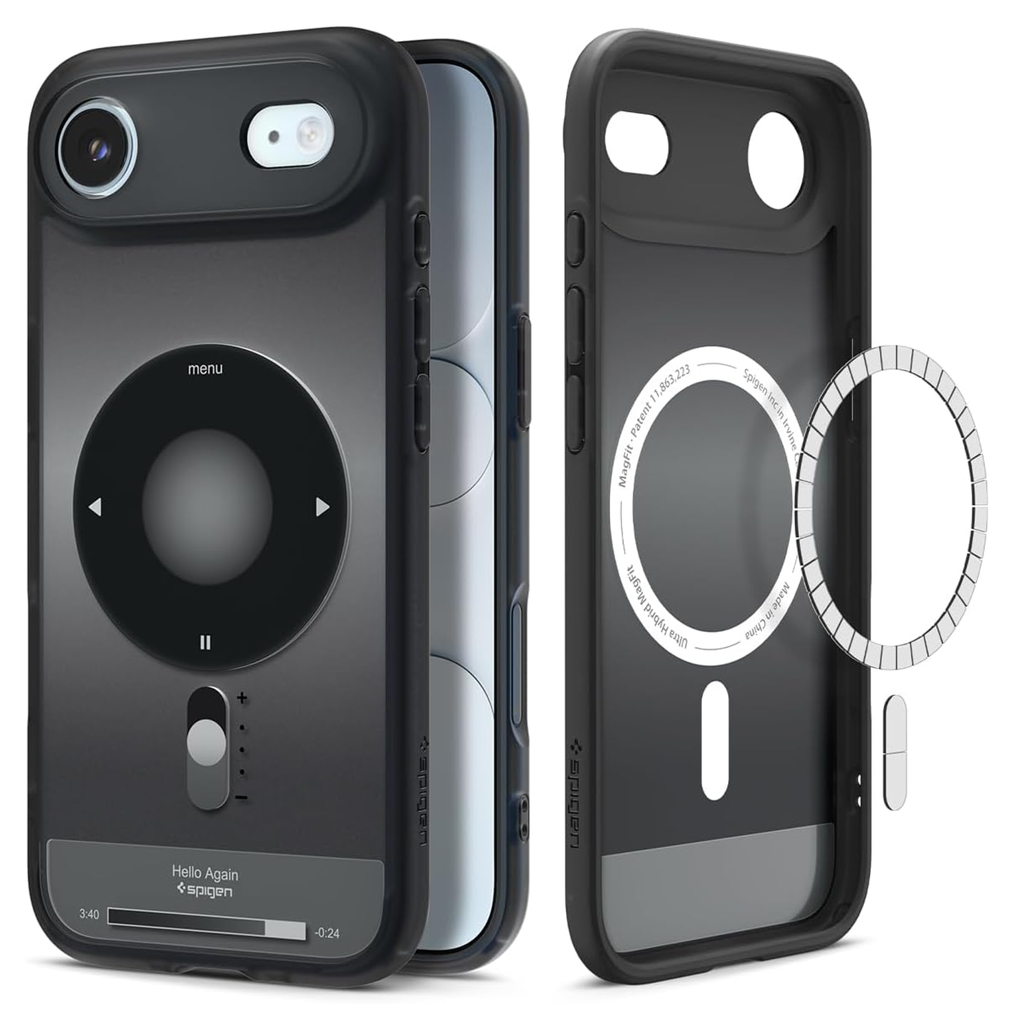 Spigen Ultra Hybrid MagFit iPhone Air Hoesje MagSafe Classic Zwart afbeelding 1