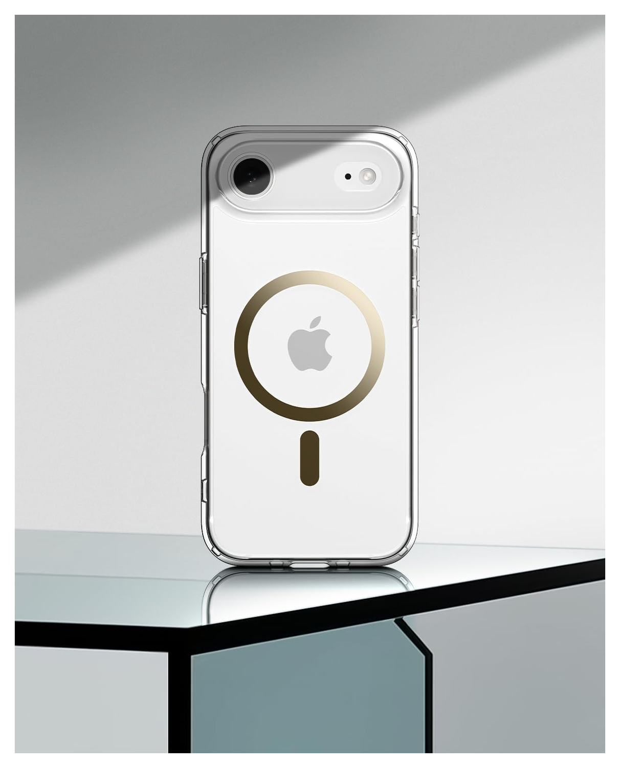 Spigen Ultra Hybrid MagFit iPhone Air Hoesje MagSafe Transparant Goud afbeelding 7