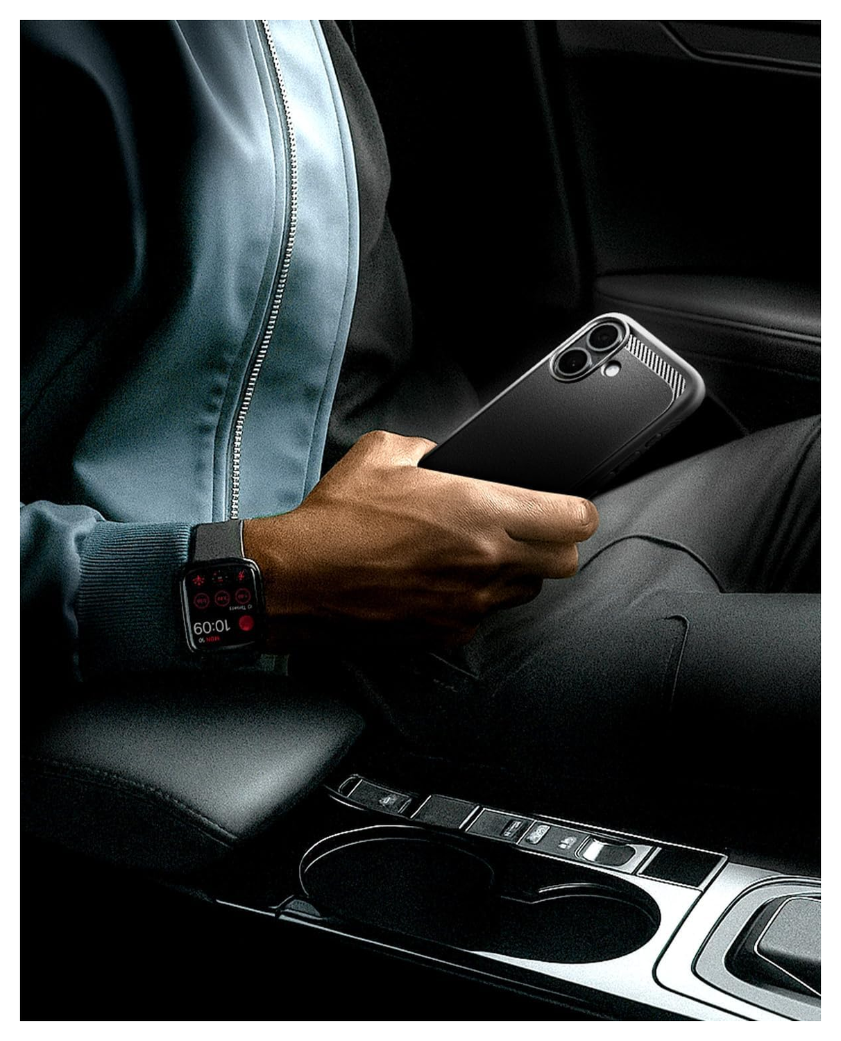 Spigen Rugged Armor MagFit iPhone 17 Hoesje MagSafe Matte Zwart afbeelding 7