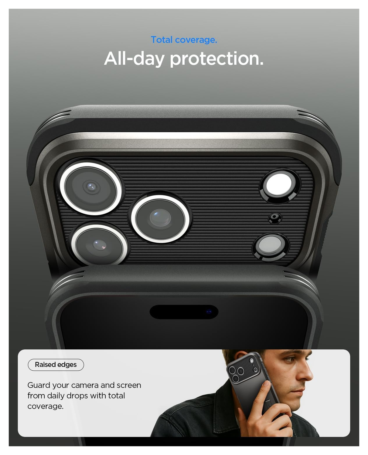 Spigen Tough Armor T MagFit iPhone 17 Pro Hoesje MagSafe Back Cover Gunmetal afbeelding 4