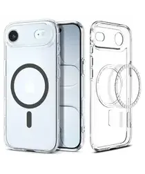 Spigen Ultra Hybrid MagFit iPhone Air Hoesje MagSafe Transparant Graphite afbeelding