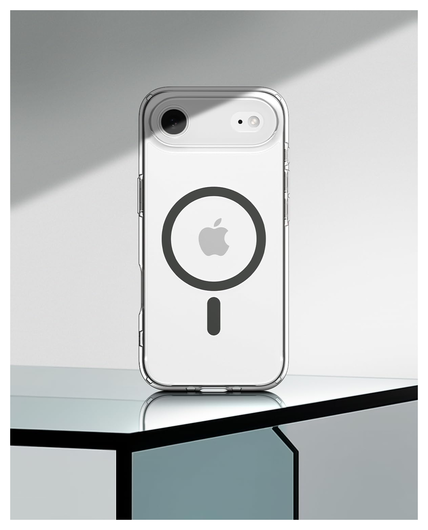 Spigen Ultra Hybrid MagFit iPhone Air Hoesje MagSafe Transparant Graphite afbeelding 7
