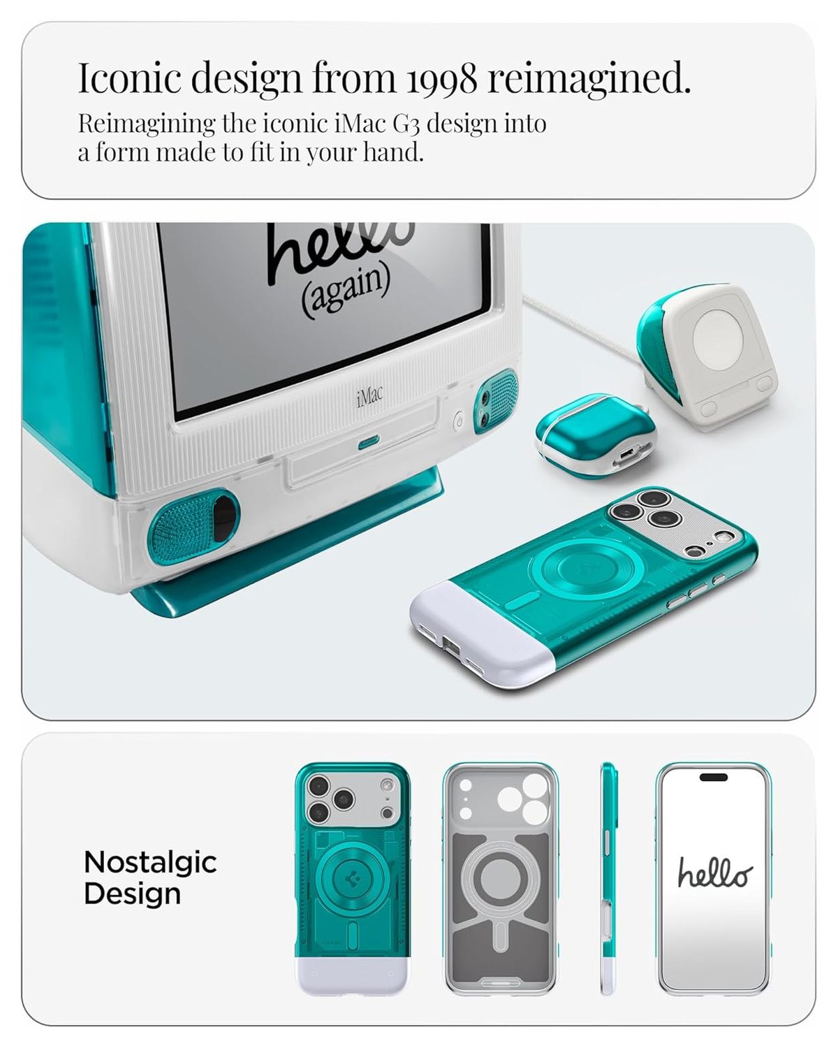 Spigen Classic C1 MagFit iPhone 17 Pro Hoesje MagSafe Blauw afbeelding 3