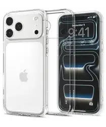 Spigen Ultra Hybrid Apple iPhone 17 Pro Hoesje Back Cover Transparant afbeelding