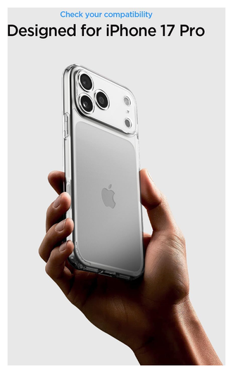 Spigen Ultra Hybrid Apple iPhone 17 Pro Hoesje Back Cover Transparant afbeelding 3