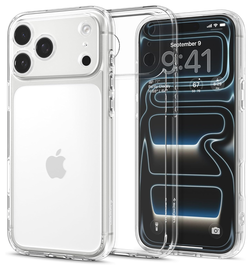 Spigen Ultra Hybrid Apple iPhone 17 Pro Hoesje Back Cover Transparant afbeelding