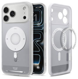 Spigen Ultra Hybrid MagFit iPhone 17 Pro Hoesje MagSafe Zilver afbeelding