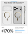 Spigen Ultra Hybrid MagFit iPhone 17 Pro Hoesje MagSafe Transparant Goud afbeelding 4