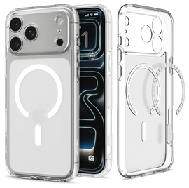 Spigen Ultra Hybrid MagFit iPhone 17 Pro Hoesje MagSafe Wit