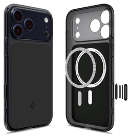 Spigen Ultra Hybrid T iPhone 17 Pro Hoesje MagSafe Back Cover Matte Zwart afbeelding