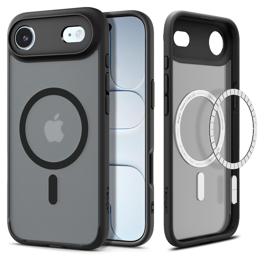 Spigen Ultra Hybrid MagFit iPhone Air Hoesje MagSafe Frost Zwart afbeelding 1