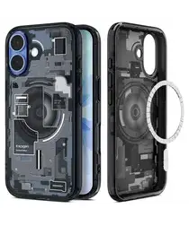 Spigen Ultra Hybrid MagFit Apple iPhone 17 Hoesje MagSafe Zero One Zwart afbeelding
