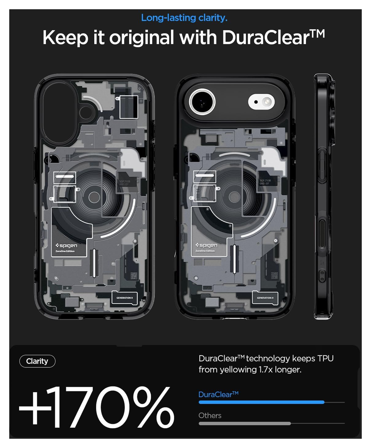 Spigen Ultra Hybrid MagFit Apple iPhone 17 Hoesje MagSafe Zero One Zwart afbeelding 3