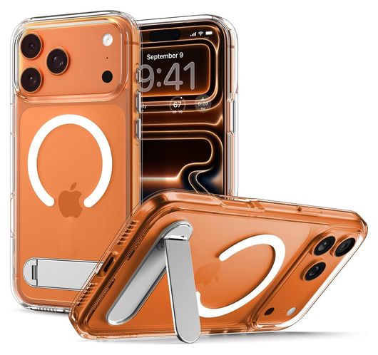 Spigen Ultra Hybrid S MagFit Apple iPhone 17 Pro Max Hoesje Transparant Wit afbeelding 1