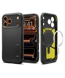 Spigen Tough Armor T iPhone 17 Pro Max Hoesje MagSafe Back Cover Zwart afbeelding