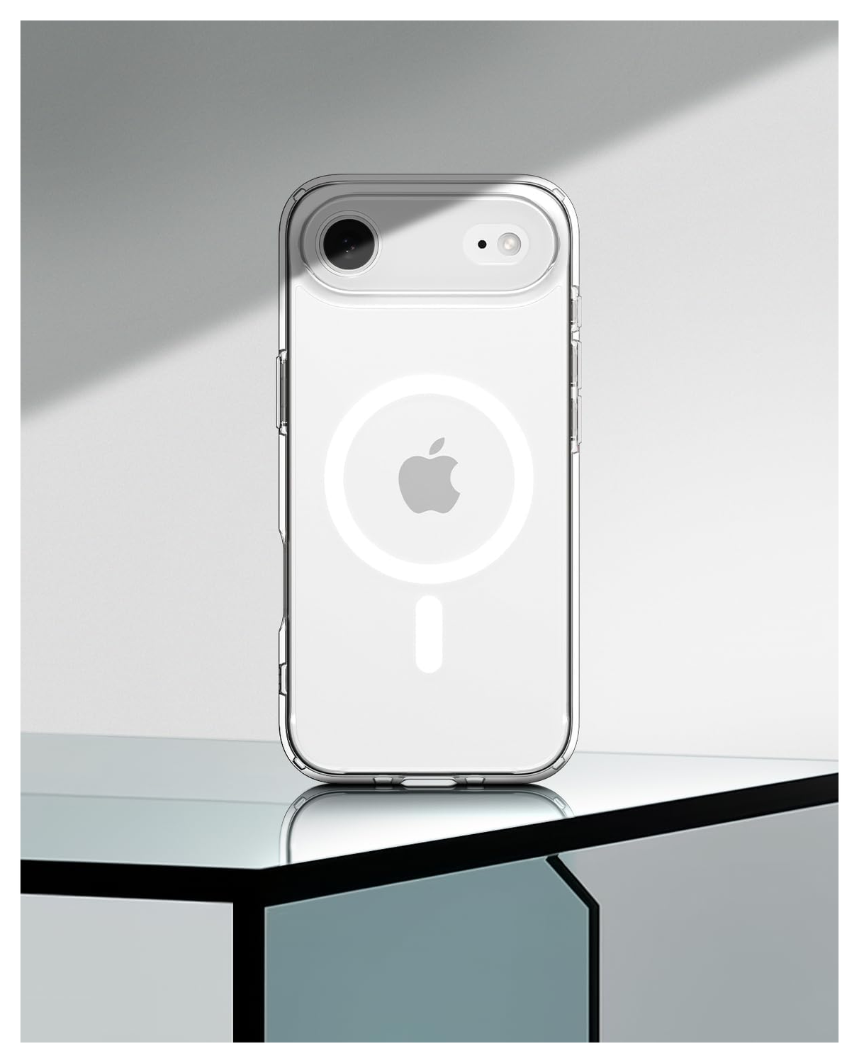 Spigen Ultra Hybrid MagFit iPhone Air Hoesje MagSafe Transparant Wit afbeelding 8