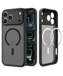 Spigen Ultra Hybrid MagFit Apple iPhone 17 Pro Hoesje MagSafe Frost Zwart afbeelding
