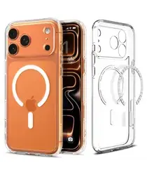 Spigen Ultra Hybrid MagFit Apple iPhone 17 Pro Hoesje MagSafe Transparant Wit afbeelding