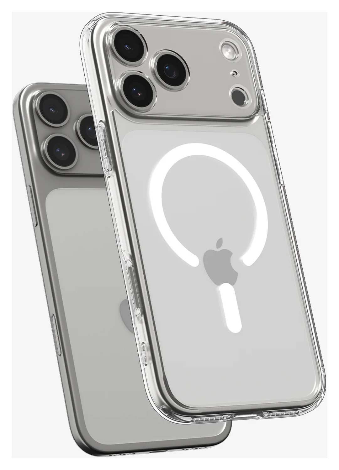 Spigen Ultra Hybrid MagFit iPhone 17 Pro Hoesje MagSafe Transparant Wit afbeelding 9