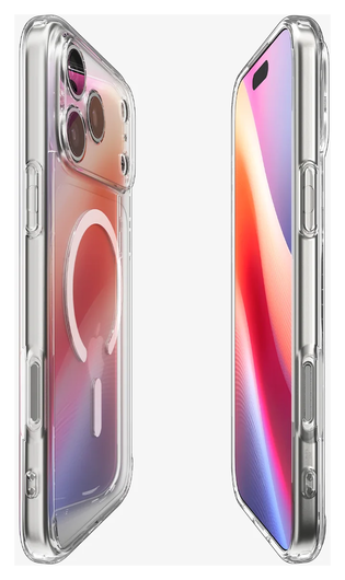 Spigen Ultra Hybrid MagFit iPhone 17 Pro Hoesje MagSafe Transparant Wit afbeelding 10