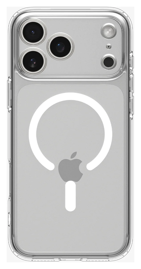 Spigen Ultra Hybrid MagFit iPhone 17 Pro Hoesje MagSafe Transparant Wit afbeelding 8