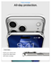 Spigen Ultra Hybrid MagFit iPhone 17 Pro Hoesje MagSafe Transparant Wit afbeelding 6