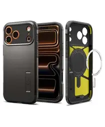 Spigen Tough Armor T iPhone 17 Pro Max Hoesje MagSafe Back Cover Gunmetal afbeelding