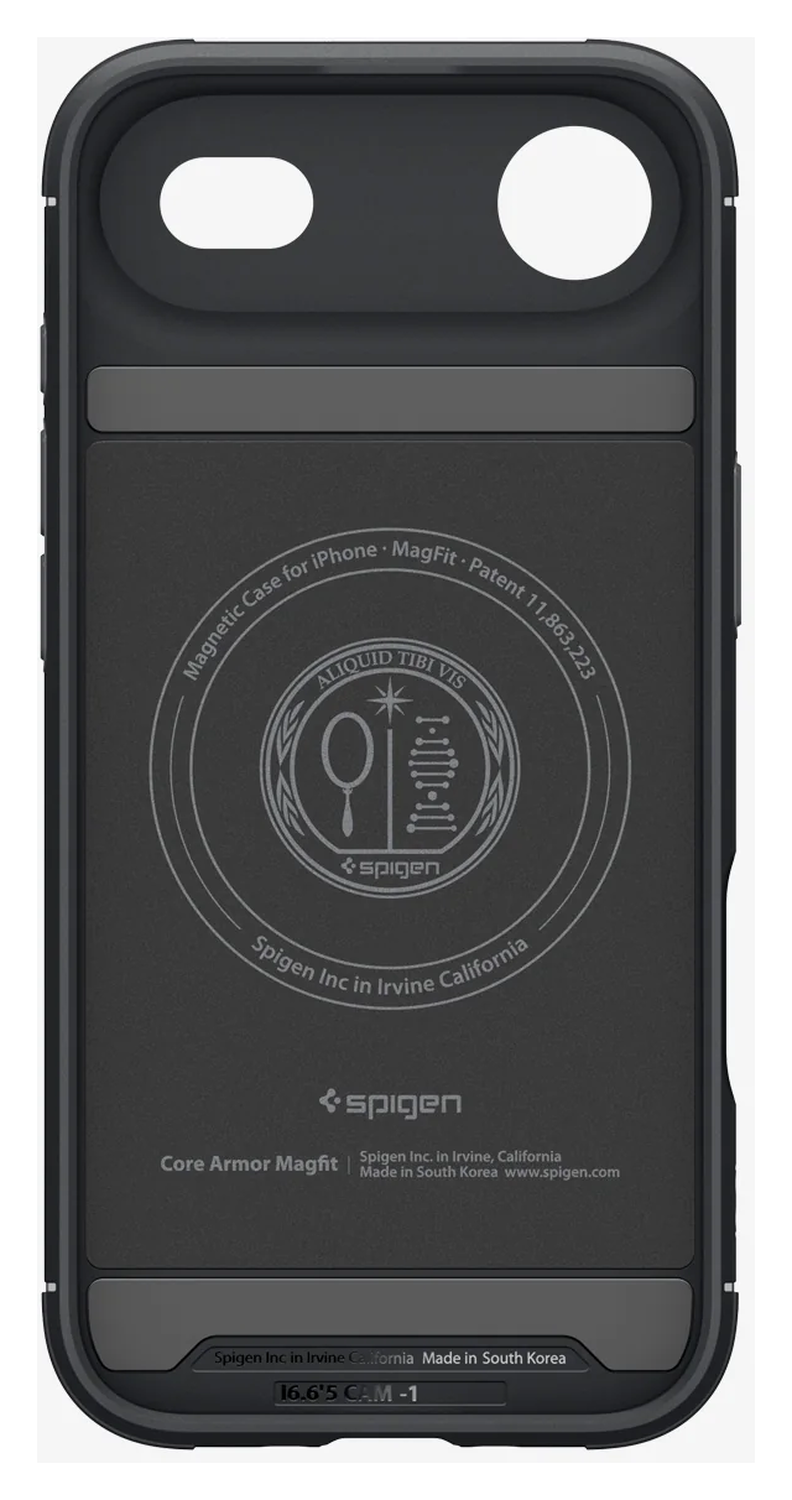 Spigen Core Armor MagFit iPhone Air Hoesje MagSafe Back Cover Matte Zwart afbeelding 4