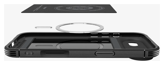 Spigen Core Armor MagFit iPhone Air Hoesje MagSafe Back Cover Matte Zwart afbeelding 5