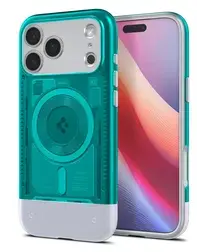 Spigen Classic C1 MagFit Apple iPhone 17 Pro Max Hoesje MagSafe Blauw afbeelding