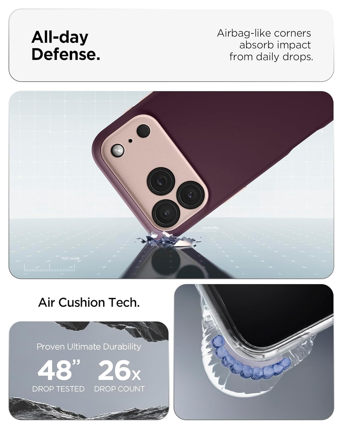 Spigen Nano Pop MagFit iPhone 17 Pro Hoesje MagSafe Back Cover Rood afbeelding 3