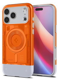Spigen Classic C1 MagFit Apple iPhone 17 Pro Max Hoesje MagSafe Oranje afbeelding