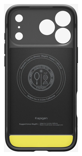 Spigen Rugged Armor MagFit Apple iPhone 17 Pro Hoesje MagSafe Matte Zwart afbeelding 10