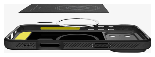 Spigen Rugged Armor MagFit Apple iPhone 17 Pro Hoesje MagSafe Matte Zwart afbeelding 11