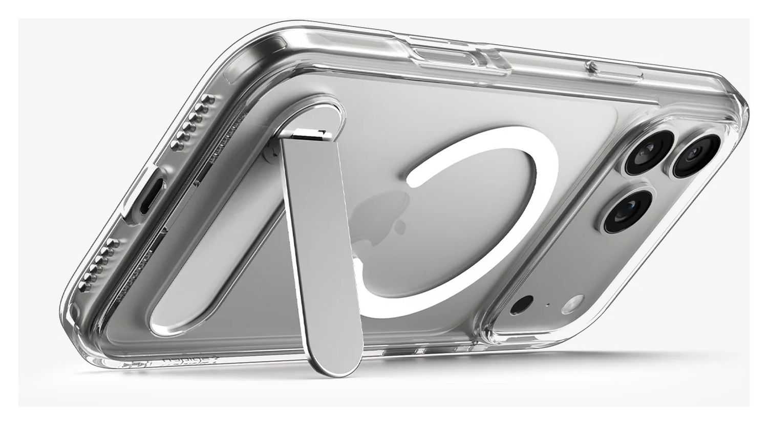 Spigen Ultra Hybrid S MagFit Apple iPhone 17 Pro Hoesje Transparant Wit afbeelding 14