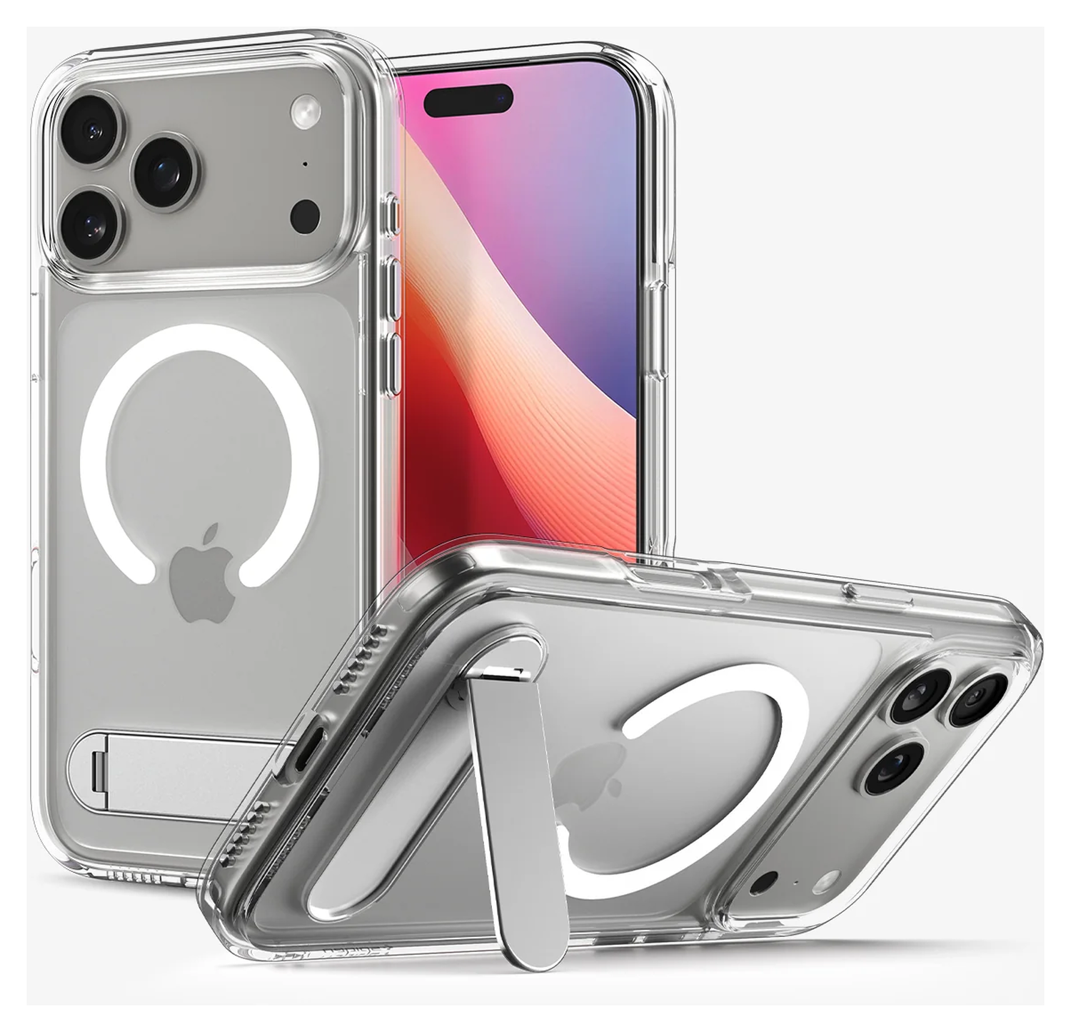 Spigen Ultra Hybrid S MagFit Apple iPhone 17 Pro Hoesje Transparant Wit afbeelding 19