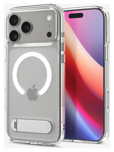 Spigen Ultra Hybrid S MagFit Apple iPhone 17 Pro Hoesje Transparant Wit afbeelding 1
