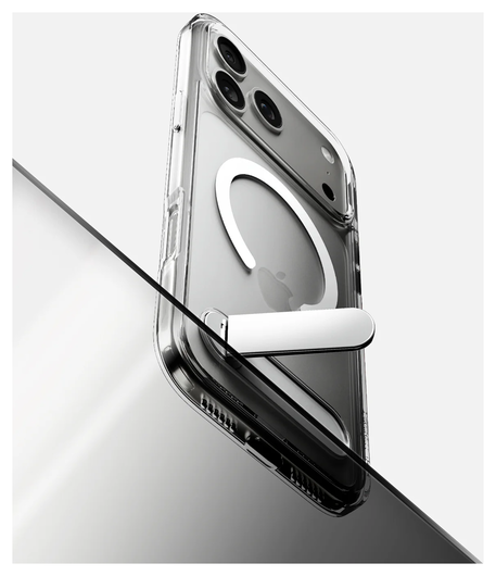 Spigen Ultra Hybrid S MagFit Apple iPhone 17 Pro Hoesje Transparant Wit afbeelding 2