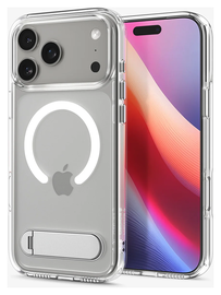 Spigen Ultra Hybrid S MagFit Apple iPhone 17 Pro Hoesje Transparant Wit afbeelding