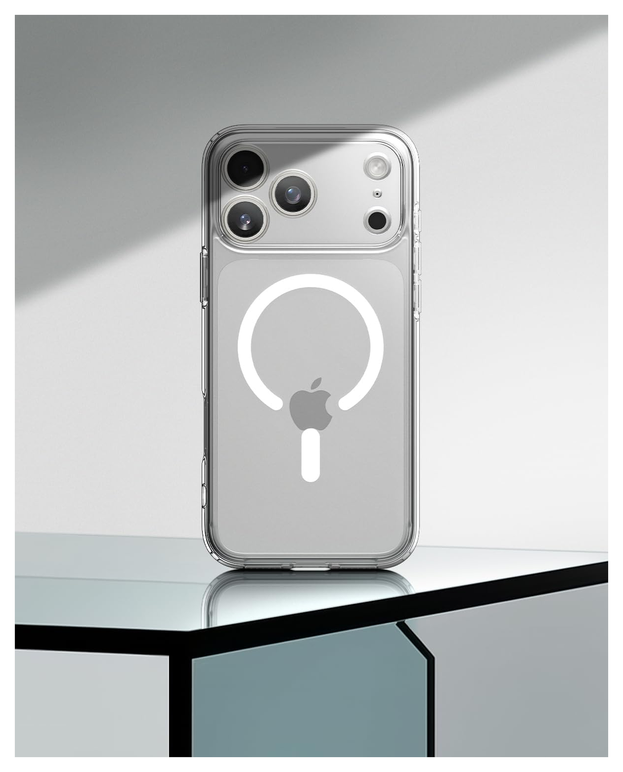Spigen Ultra Hybrid MagFit iPhone 17 Pro Max Hoesje MagSafe Transparant Wit afbeelding 7