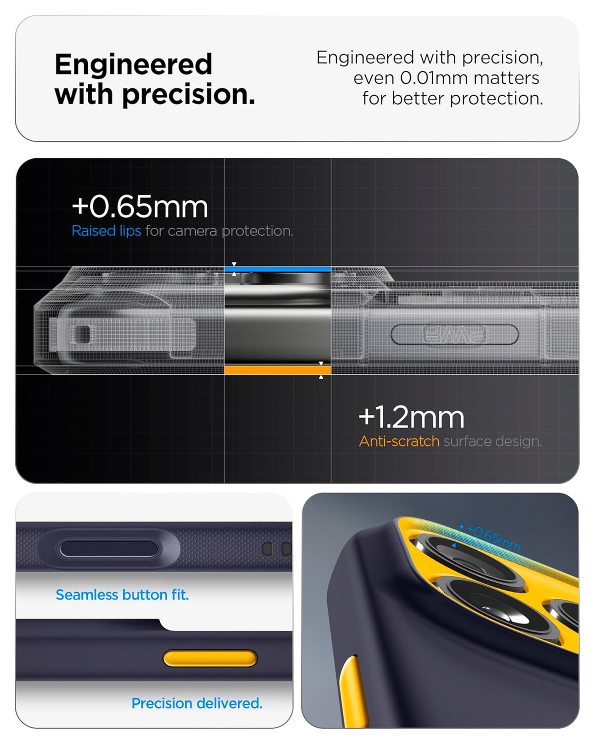 Spigen Nano Pop MagFit Apple iPhone 17 Pro Hoesje Back Cover Blauw afbeelding 7