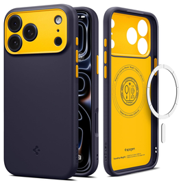 Spigen Nano Pop MagFit Apple iPhone 17 Pro Hoesje Back Cover Blauw
