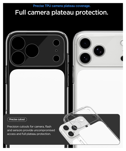 Spigen Ultra Hybrid T iPhone 17 Pro Max Hoesje MagSafe Transparant Wit afbeelding 4