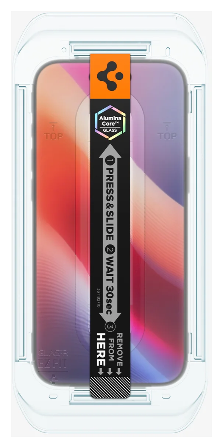 Spigen EZ Fit GLAS.tR Apple iPhone Air Screen Protector 2-Pack afbeelding 8