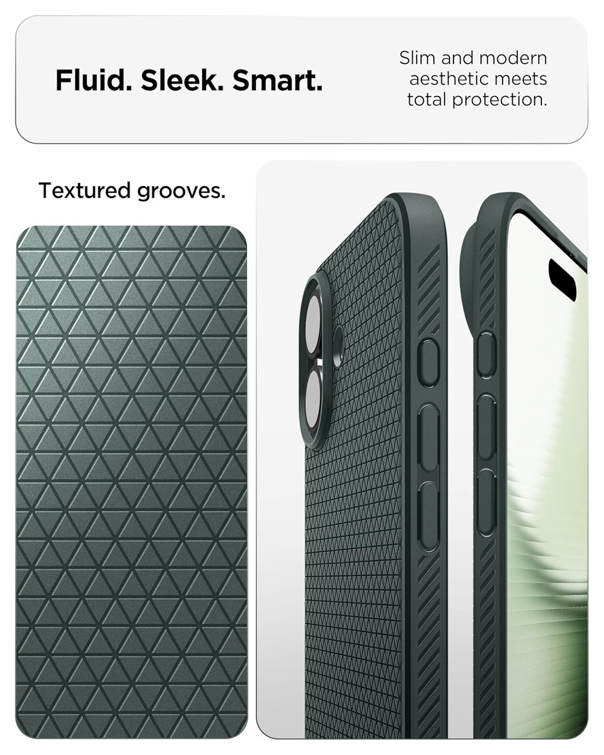 Spigen Liquid Air Apple iPhone 17 Hoesje Back Cover Groen afbeelding 5
