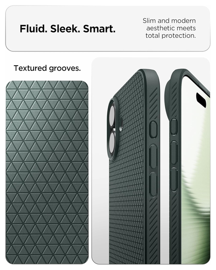 Spigen Liquid Air Apple iPhone 17 Hoesje Back Cover Groen afbeelding 5